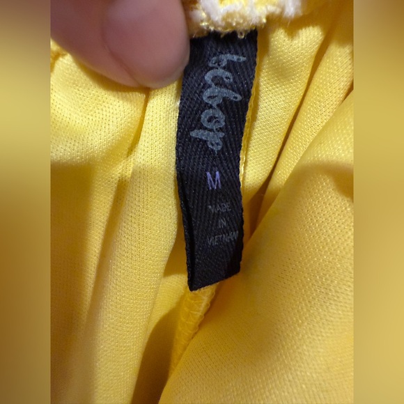 One shoulder bebop yellow summer dress - Picture 5 of 8